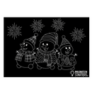 Chalkboard Placemat Snowman