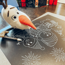 Chalkboard Placemat Snowman