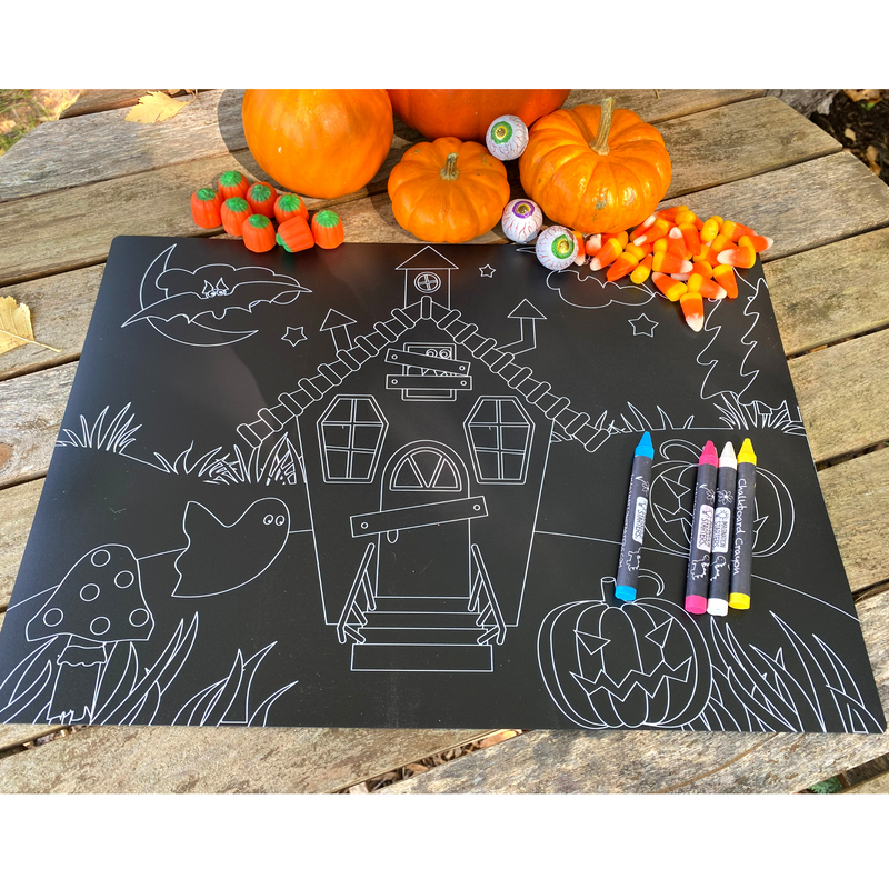 Chalkboard Placemat Halloween